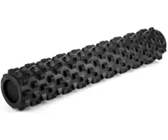 RumbleRoller Foam Roller Svart Massagerulle | 15 x 77,5 cm