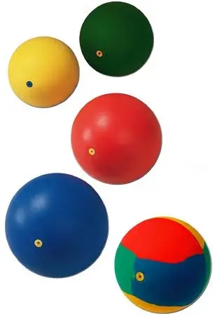 RG Boll WV 16 cm | 320 gr Rytmisk gymnastik boll  | Flerfärgad 