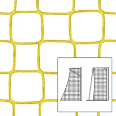 N&#228;t 3x2 m Fotbollsm&#229;l Handbollsm&#229;l Djup 80/100 cm | Gul
