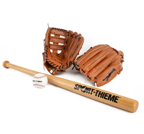 Baseballset Senior 12 &#229;r+ Bolltr&#228; | boll | V&#228;nsterhandske