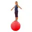 Cirkusboll | Balansboll 70 cm | Ljus Röd Boll för akrobatik och balans 