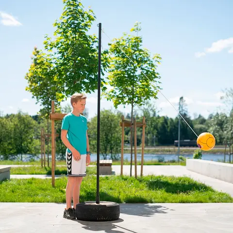 Smashboll St&#228;llning utan boll St&#229;ng och cementfot