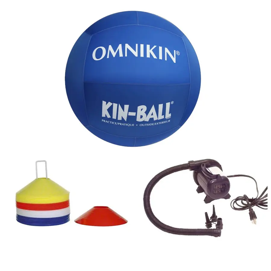 KIN-BALL paket 1 st boll 1 st pump 40 st koner 