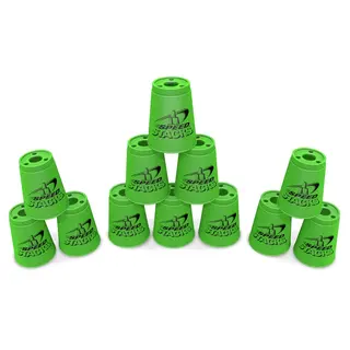 Speed Stacks Cups Neon Green Gr&#246;na koppar  12 st