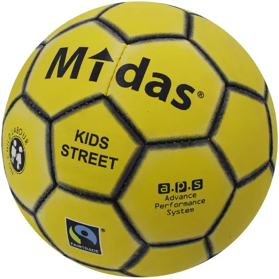 Fotball Street Soccer Midas Kids 4 Fairtrade märkt fotboll 