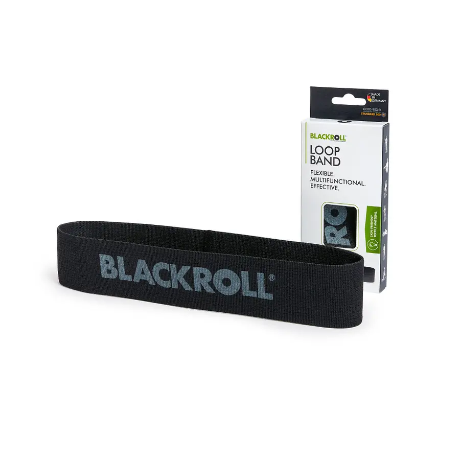 Miniband Black Roll | Loop Band Rehabband | Extra hård 