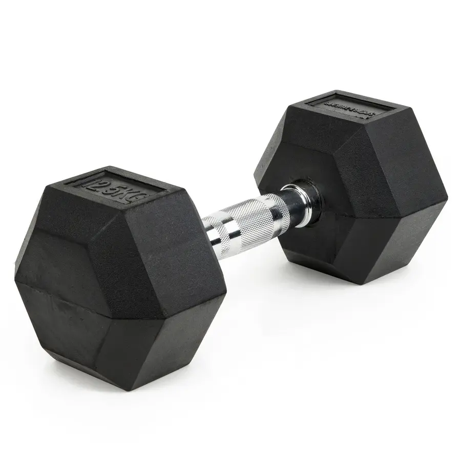 Manual Sport-Thieme Rubber Hex 12,5 kg 1 stk. dumbbell 