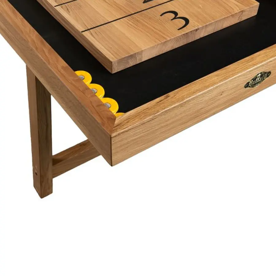 Shuffelboard American 12 ft 370 x 75 x 83 cm | Massiv ek 