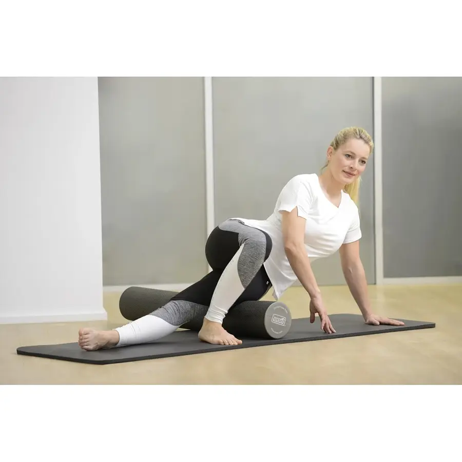 Sissel Pilates Roller Pro 15 x 90 cm | Grå Foam Roller 