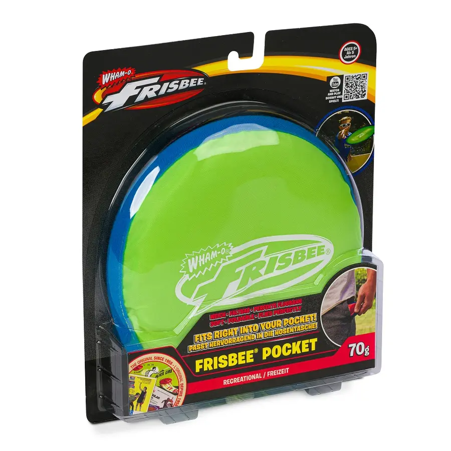 Frisbee POCKET 20 cm Mjuk och Vikbar disc 