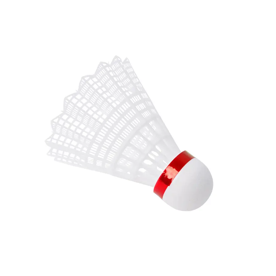 Badmintonboll 6 st. Red, fast, white 