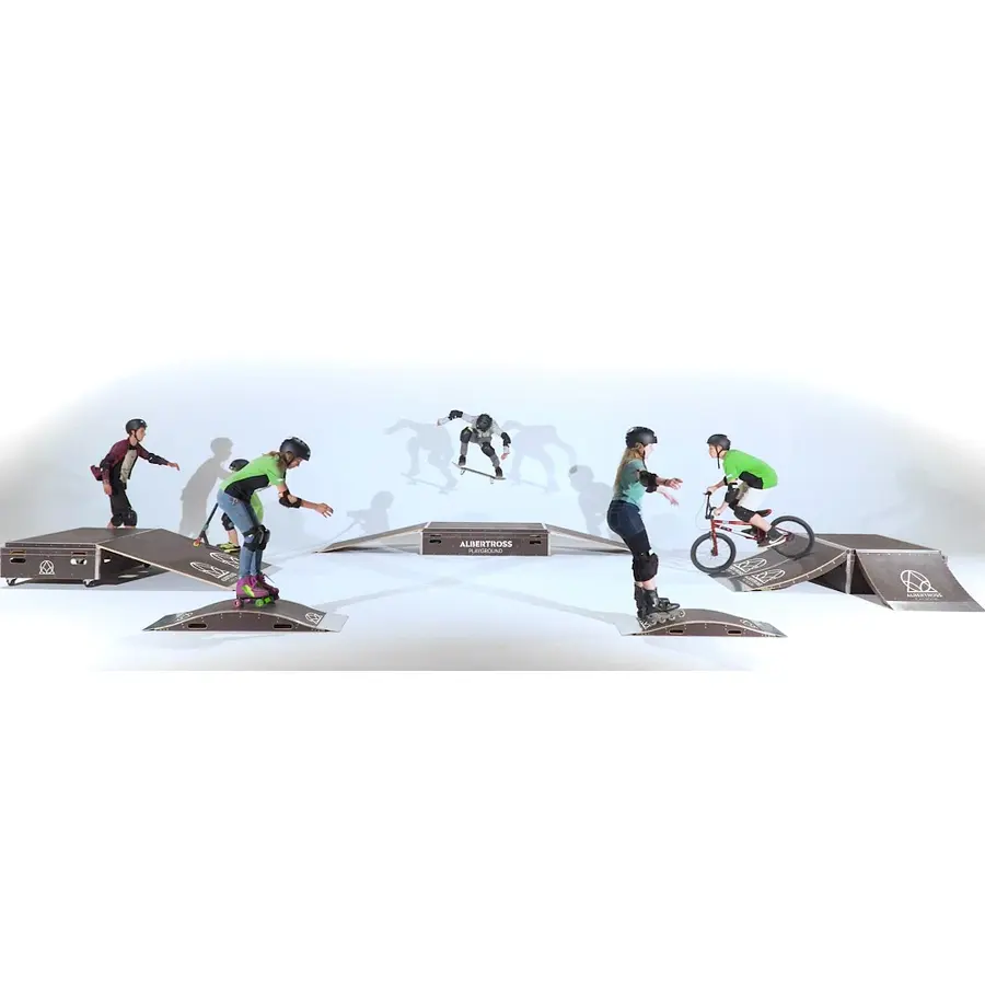 Albertross Playground Freestyle-Park 9 Skate Park Set Basic 