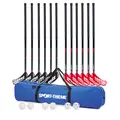 Sport-Thieme Innebandyset Rush 12 innebandyklubbor | 6 bollar | 95 cm