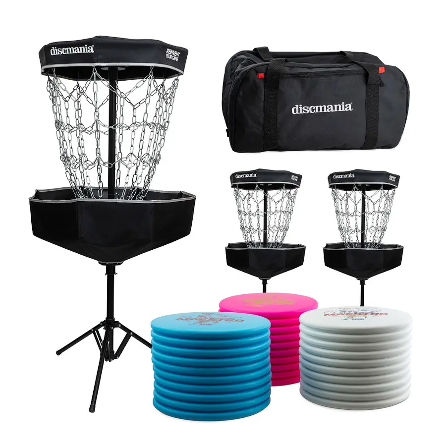 Disc Mania Discgolf Set School 30 golfdiscar putter | 3 korgar | 1 bag 