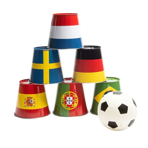 Soccer Tins 6 st Burkspel f&#246;r fotbollar