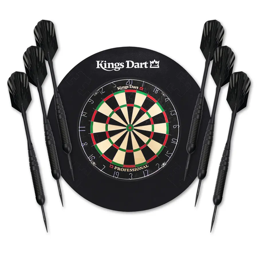 Darttavla Kings Dart First 2.0 Dart | Surround Skydsring | 6 pilar 