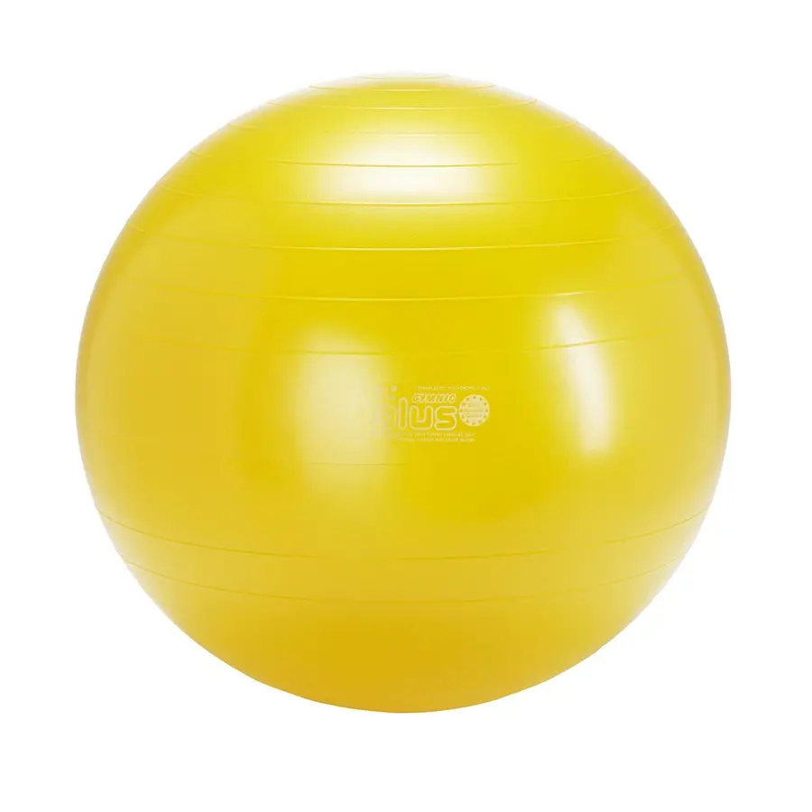 Gymnic Plus Gul 75 cm Latexfri träningsboll - hög kvalitet 