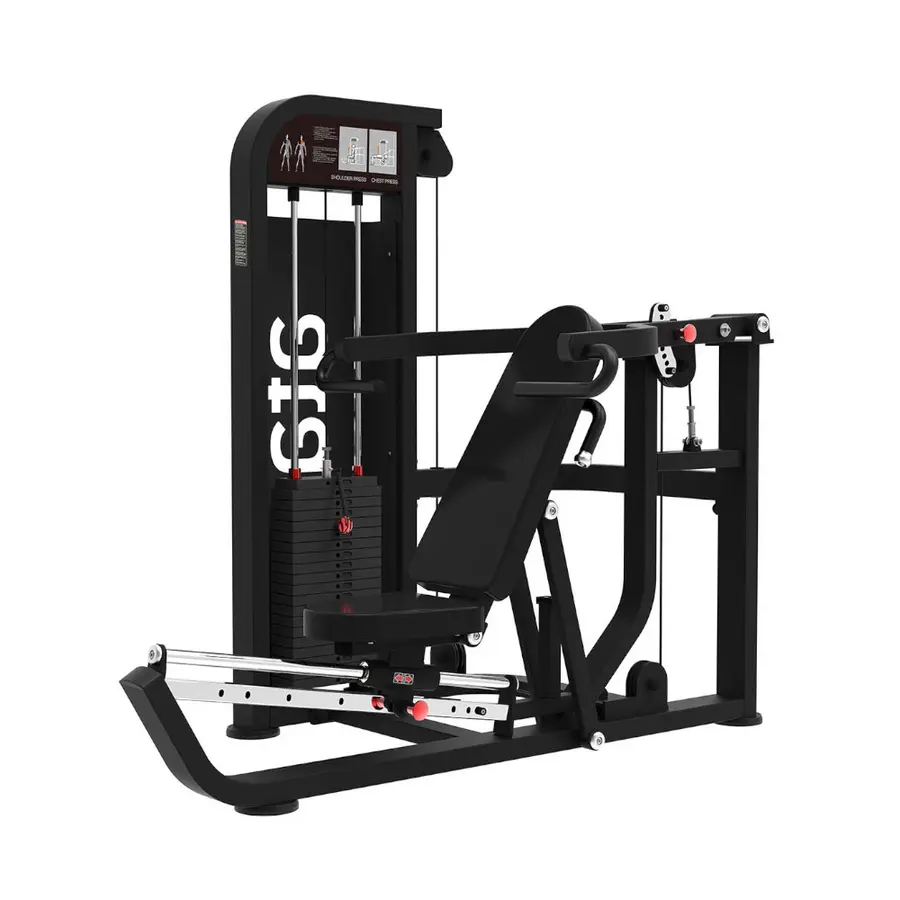 Bröstpress DUAL Chest Shoulder Press ata 186 x 162 x 127 cm |  Viktmagasin 100 kg 