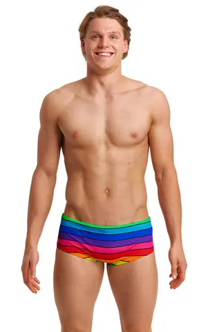 Rainbow Racer Badbyxa Funky Trunks | Sidewinder Trunks