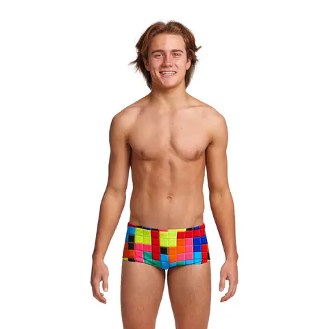 Blocked Badbyxa jr Funky Trunks | Sidewinder Trunks