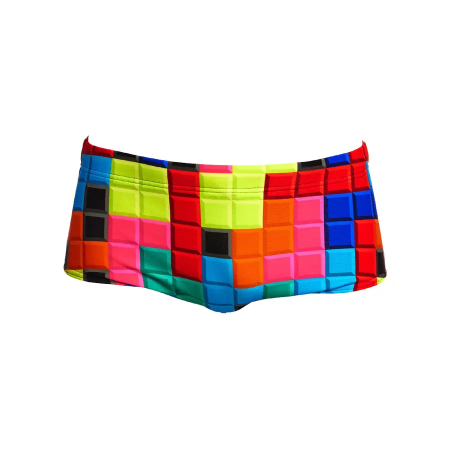 Blocked Badebukse jr 164cm Funky Trunks | Sidewinder Trunks 