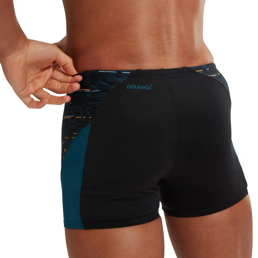 Splice Aquashort Badbyxa 30 Speedo | Svart/Teal | ECO Endurance+ MAX 