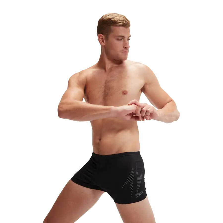 HyperBoom Placement Short Badbyxa 30 Speedo | Svart/Grå | ECO Endurance+ 