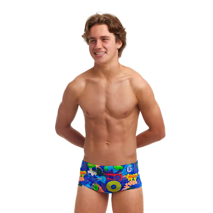 Blues Baby Badebukse Jr 140 Funky Trunks | Sidewinder Trunks 