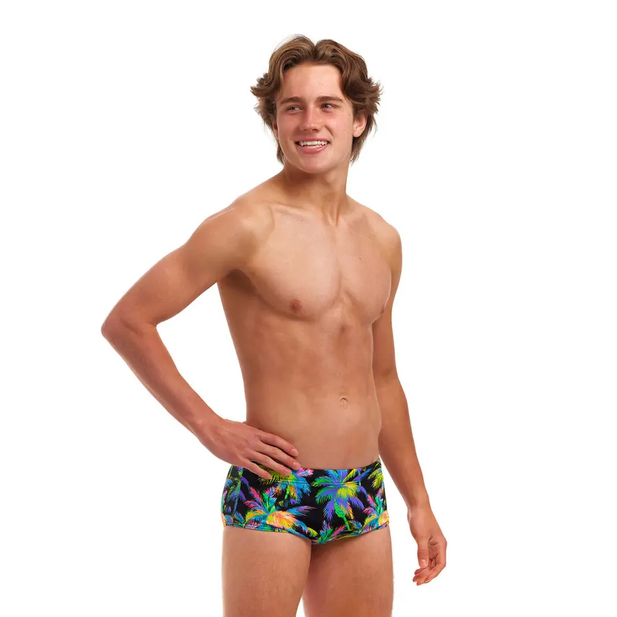 Paradise Please Badebukse jr 140cm Funky Trunks | Sidewinder Trunks 