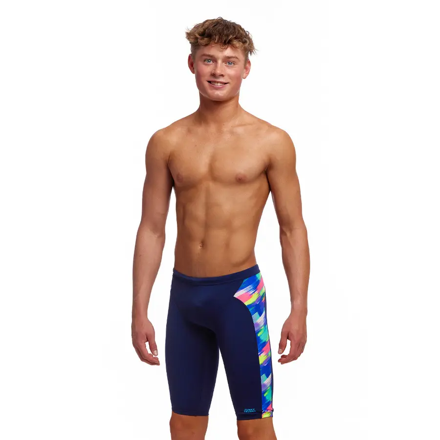 Streaky Strokes Badebyxa jr 140 cm Funky Trunks | Training Jammer 