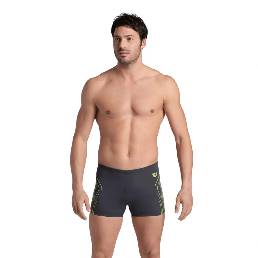 Reflecting Swim Short Badbyxa 30 Arena | Grå/Gul | MaxLife ECO 