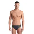 Reflecting Swim Briefs Badebukse Arena | Gr&#229;/Gul | MaxLife ECO