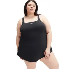 Swim Dress Plus Size Baddr&#228;kt 44 Speedo | Svart | ECO EnduraFlex