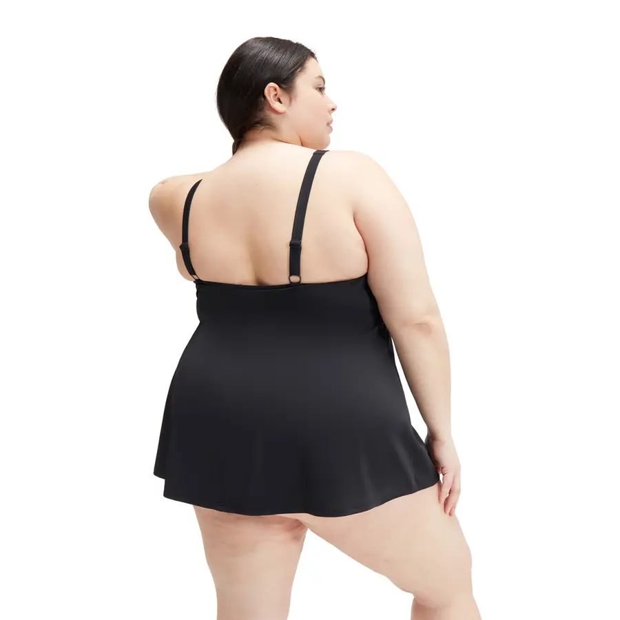 Swim Dress Plus Size Baddräkt 44 Speedo | Svart | ECO EnduraFlex 