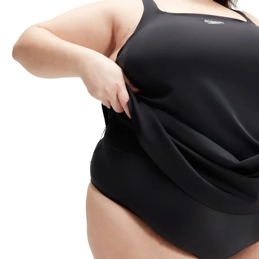 Swim Dress Plus Size Baddräkt 44 Speedo | Svart | ECO EnduraFlex 