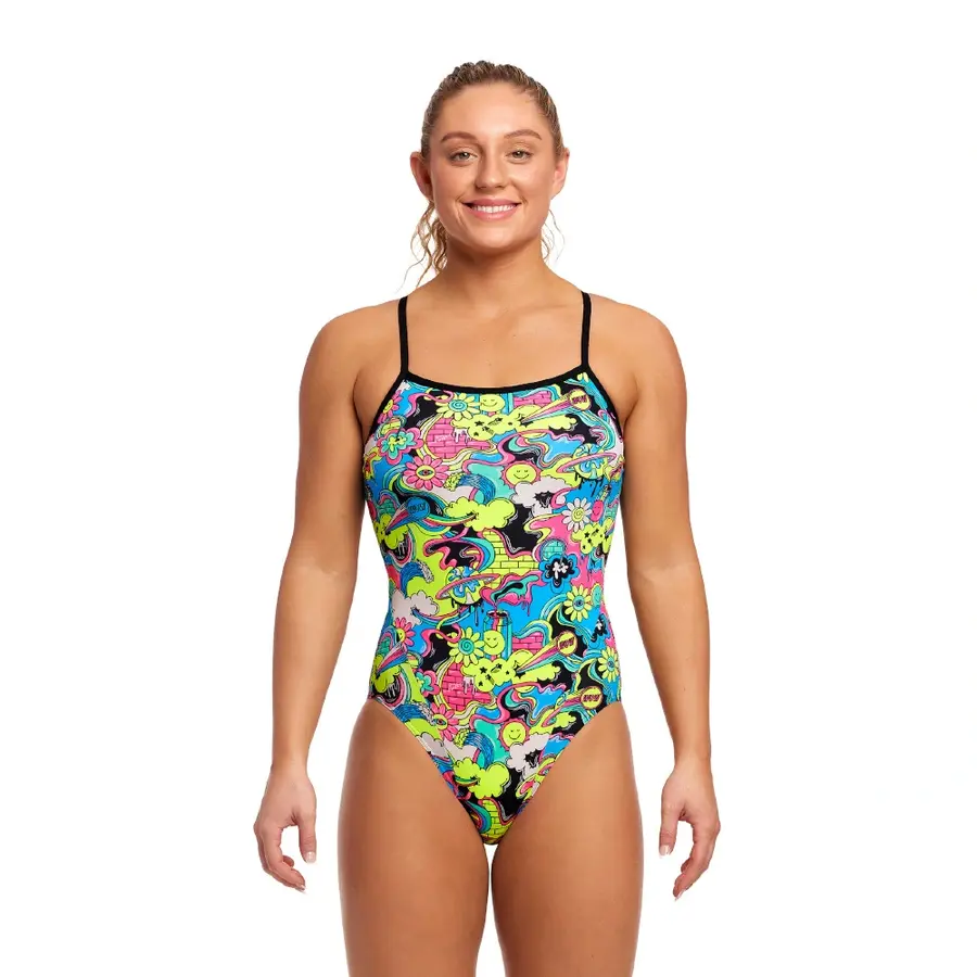 Smash Mouth Badedrakt  EU36 Funkita | Single Strap One Piece 