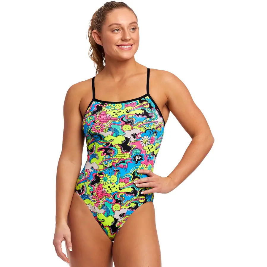 Smash Mouth Badedrakt  EU36 Funkita | Single Strap One Piece 