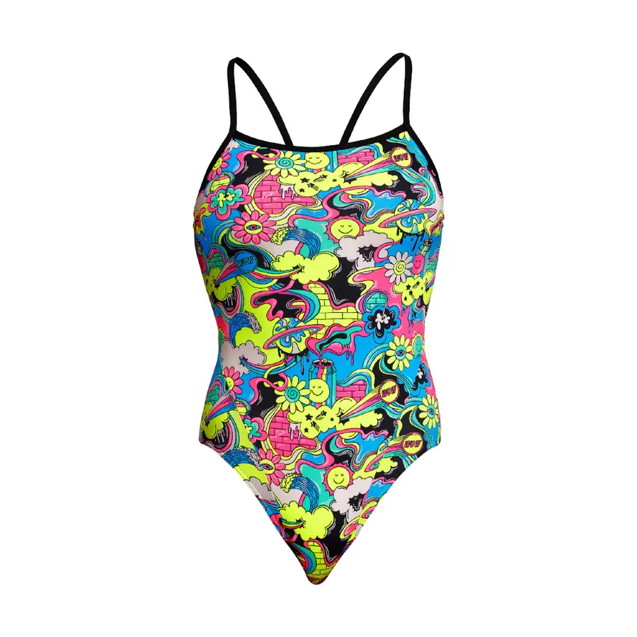 Smash Mouth Badedrakt  EU36 Funkita | Single Strap One Piece 