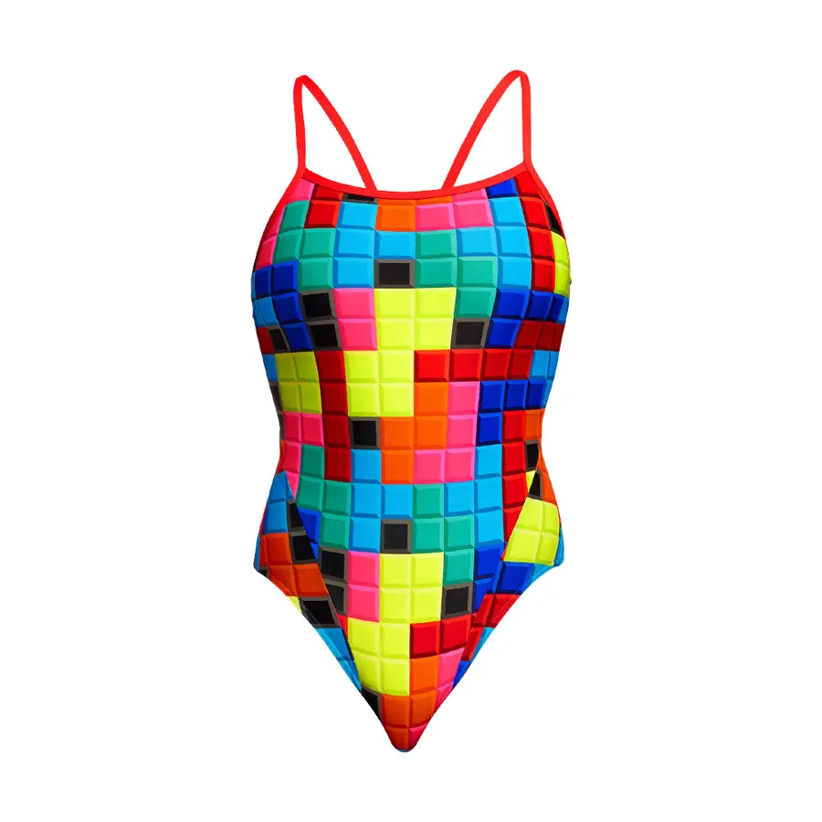 Blocked Baddräkt EU36 Funkita | Single Strap One Piece 