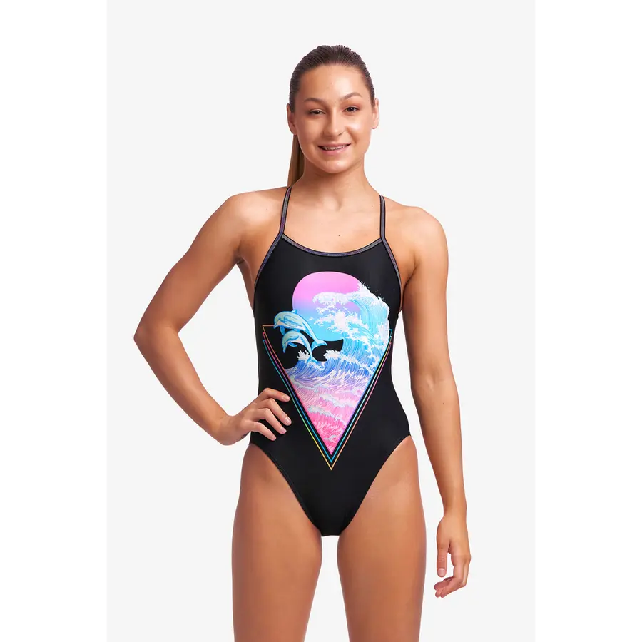 Dolph Lundgren Baddräkt jr 128cm Funkita | Single Strap One Piece 