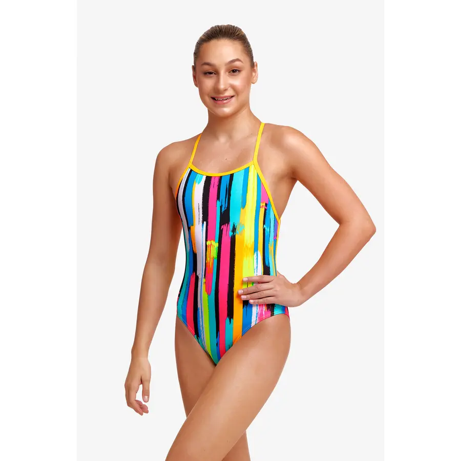 Winning Streak Baddräkt jr 128cm Funkita | Strapped in One Piece 