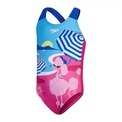 Digital Printed Badedrakt jr 104 Speedo | Rosa/Bl&#229; | ECO EnduraBrite