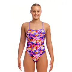 Ocean Sunset Badedrakt 34 Funkita | Single Strength One Piece