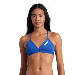 Solid Tie Back Bikini Topp 38 Arena | Bl&#229; | MaxLife ECO