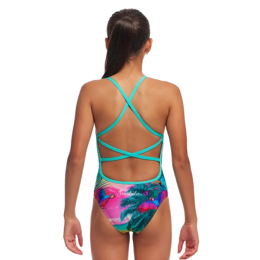 The Beach Baddräkt jr 140cm Funkita | Strapped in One Piece 