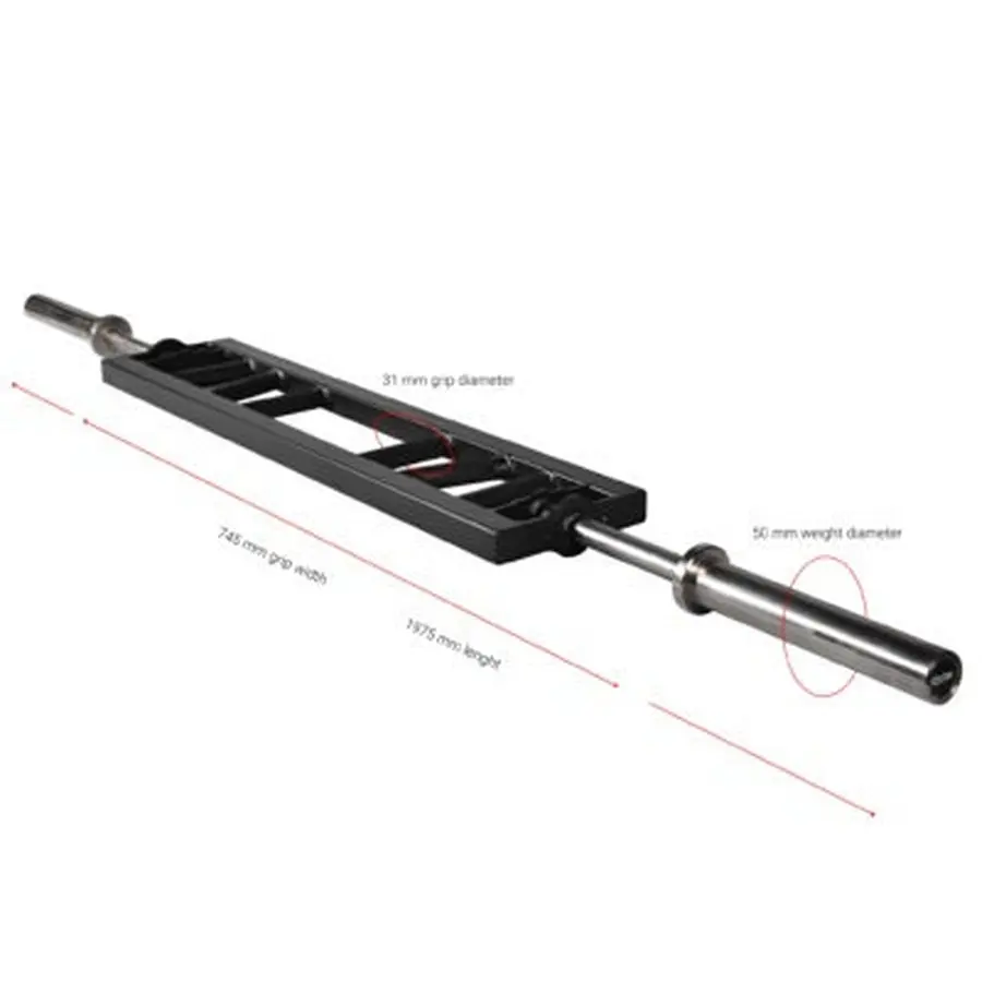 Gymleco MultiGrip Bar Max 400 kg | 197,5 cm | 20 kg 