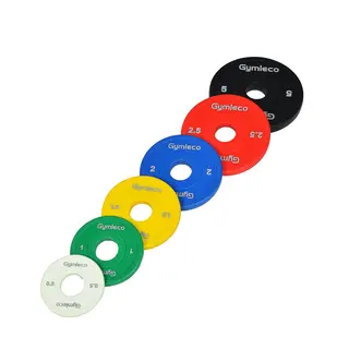 Gymleco Bumper Plates - viktskivor V&#228;lj vikt: 0,5 til 5 kg