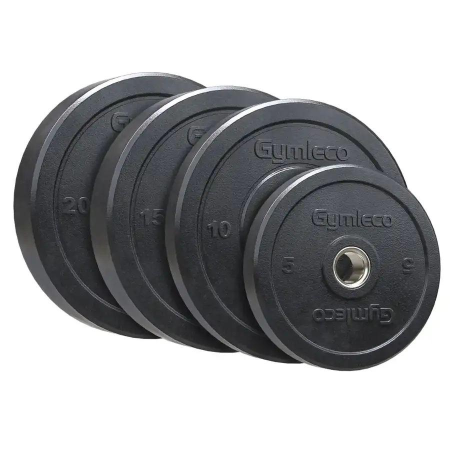 Viktskiva Hi-temp Bumper Plates 5 kg Gymleco | Hål: 50 mm | Svart 