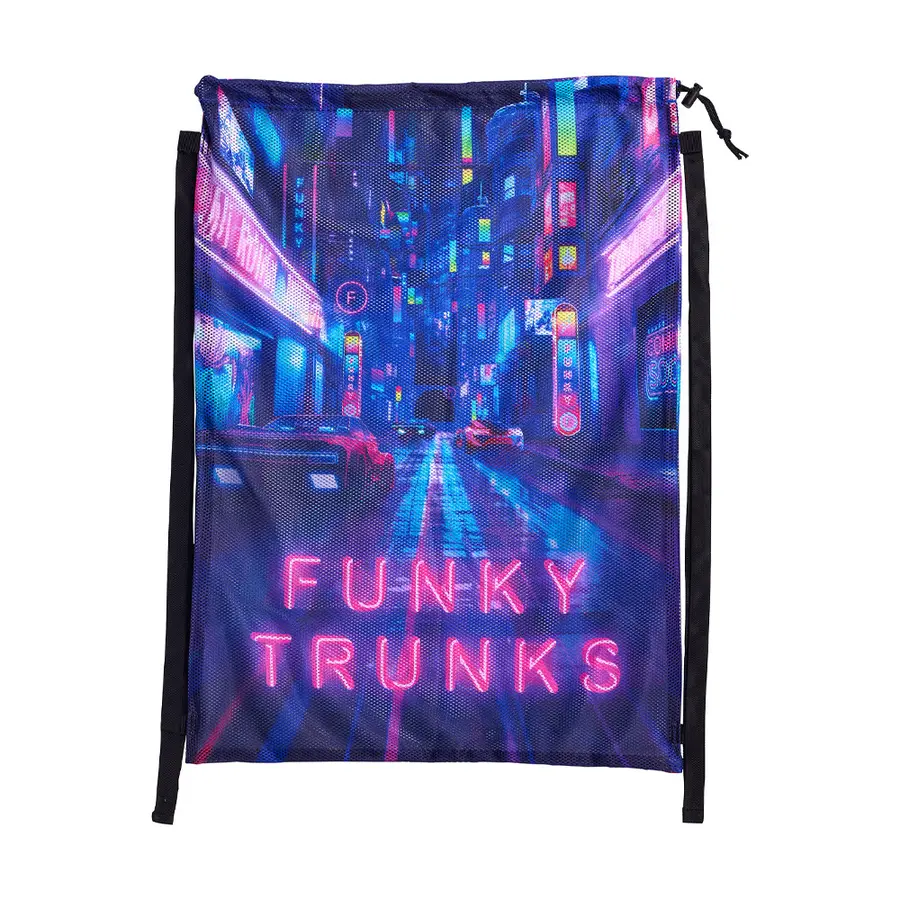 Funky Trunks Mesh Bag Cyber City | Förvaringspåse 