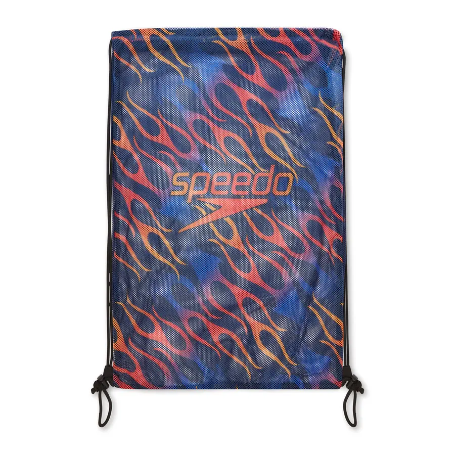 Speedo Equipment Mesh Bag Flames printed oppbevaringspose 